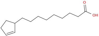 2 cyclopentene 1 nonanoic acid